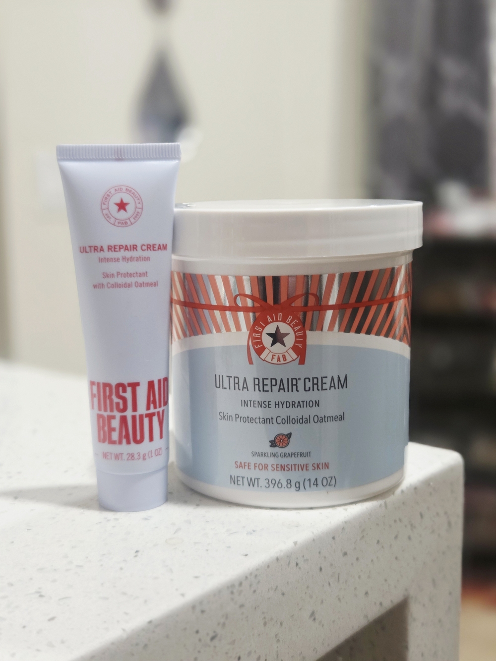 First Aid Beauty Ultra Repair Cream Sparkling Grapefruit Scent Plus Travel Size